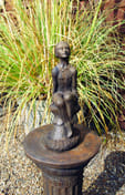 Pixie Garden Statue in Umber