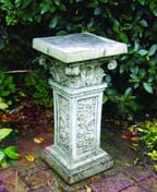 Rococo Stone Garden Pedestal - Original View