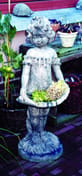 Alice Planter Garden Statue in cast stone