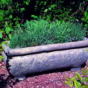 Catalan Stone Garden Trough for balcony planting