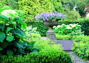 Grand Victorian Stone Garden Tazza in cast stone