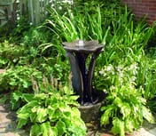 Flower Stone Fountain in cast stone