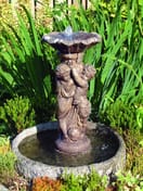 Two Cherub Stone Fountain original product photo