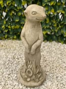 Proud Meerkat Stone Garden Ornament — Original Product Photo