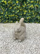 Rustic Squirrel Garden Ornament in Stone — original product photo