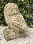 Tawny Owl Garden Ornament in Stone - Original Product Photo