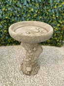 English Rose Birdbath in Stone - original product photo