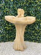 Nuthatch Birdbath in Sandstone - Original Product Photo