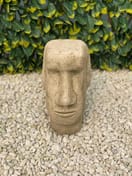 Easter Island Head Garden Ornament in Stone - Original Product Photo