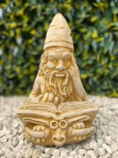 Reading Wizard Stone Garden Ornament in Sandstone - Original View