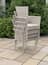 Lichfield Novelda 4 Seat Rattan Dining Set Stackable Chairs