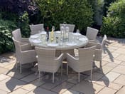 Lichfield Novelda 8 Seat Dining Set Rattan