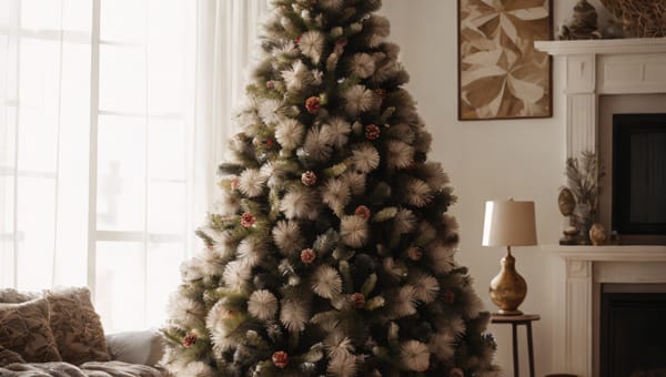 Artificial Christmas Tree Branch Fluffing Guide