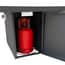 Modular garden furniture fire pit corner seating