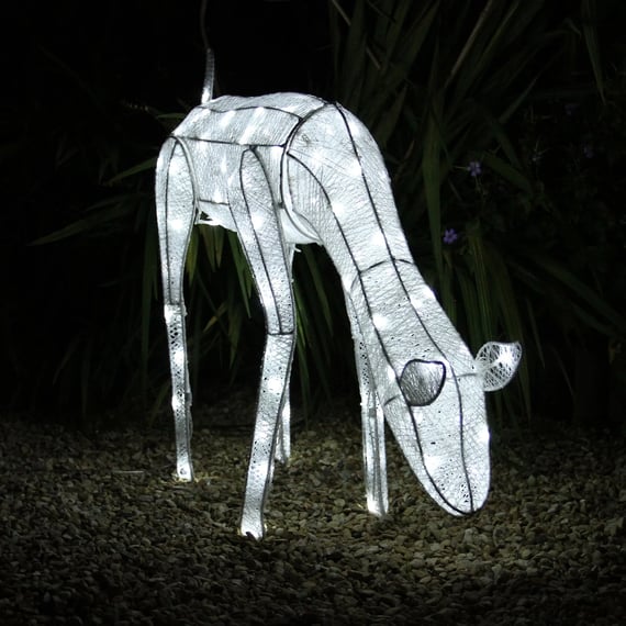 Grazing Doe Christmas Decoration