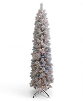 Frosted Arden Pine 6.5ft Tree With 200 Warm White LED 5mm Bulbs And 8 Function