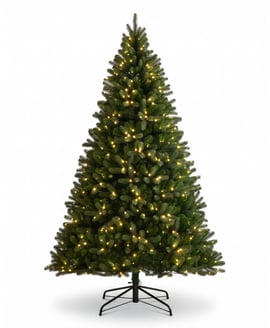 Arundel Spruce 7.5ft Tree With 650 Warm White LED 5mm Bulbs 8 Function