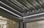 Nexus Grey Aluminium Pergola - Interior Corner LED Strip Off