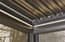 Nexus Grey Aluminium Pergola - Interior White LED Strip Lit