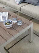 Easton Beige Rattan Lounge Set Garden Outdoor