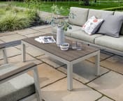 Easton Garden Lounge Set Beige Cushions Rattan