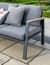 Easton Rattan Lounge Set Dark Grey Outdoor
