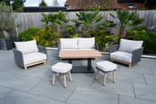 Buxton Rope Weave 2 Seater Sofa Set Detail 02