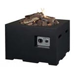 Happy Cocoon 60cm Small Square Black Fire Pit