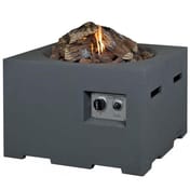 Happy Cocoon 60cm Small Square Grey Fire Pit