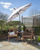 Garden Must Haves Elizabeth 3m Parasol Mouse Grey