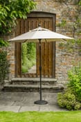 Garden Must Haves Elizabeth 3m Parasol Taupe