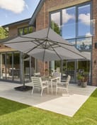Garden Must Haves Royce Ambassador 3m Parasol Soft Grey