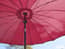 Garden Must Haves Geisha 2.7m Garden Parasol Fuchsia Frame