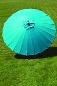 Garden Must Haves Geisha 2.7m Garden Parasol Aqua Top