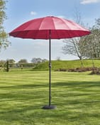 Garden Must Haves Geisha 2.7m Tilting Garden Parasol Fuchsia