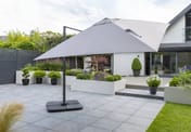 Garden Must Haves Royce Executive Large 3m Cantilever Parasol Smoke Grey