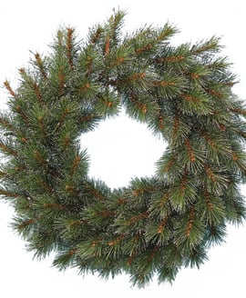 Nordic Frosted Christmas Wreath 36inch