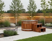 Oval Cedar Ice Bath