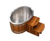 Oval Cedar Ice Bath