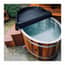 Oval Cedar Ice Bath