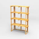 Power Folding 4 Tier Racking