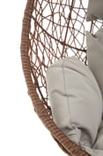 Goa Brown Rattan Hanging Chair Detail 03