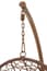 Goa Brown Rattan Hanging Chair Detail 04