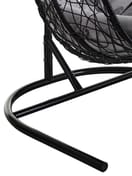 Goa Black Rattan Effect Double Hanging Chair Detail 01