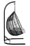 Goa Black Rattan Effect Double Hanging Chair Style 02