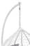 Goa White Rattan Effect Hanging Chair Detail 05