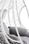 Goa White Rattan Effect Hanging Chair With Grey Cu Detail 04