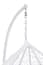 Goa White Rattan Effect Hanging Chair With Grey Cu Detail 05