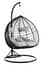 Goa Black Rattan Effect Double Hanging Chair With Garden Furniture