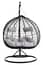Goa Black Rattan Effect Double Hanging Chair With Style 03